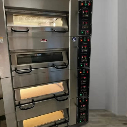 BakeMax 47" Three Deck Electric Oven, Accommodates (3) 18" X 26" Pans, 220/60/ 3 - BMSD003