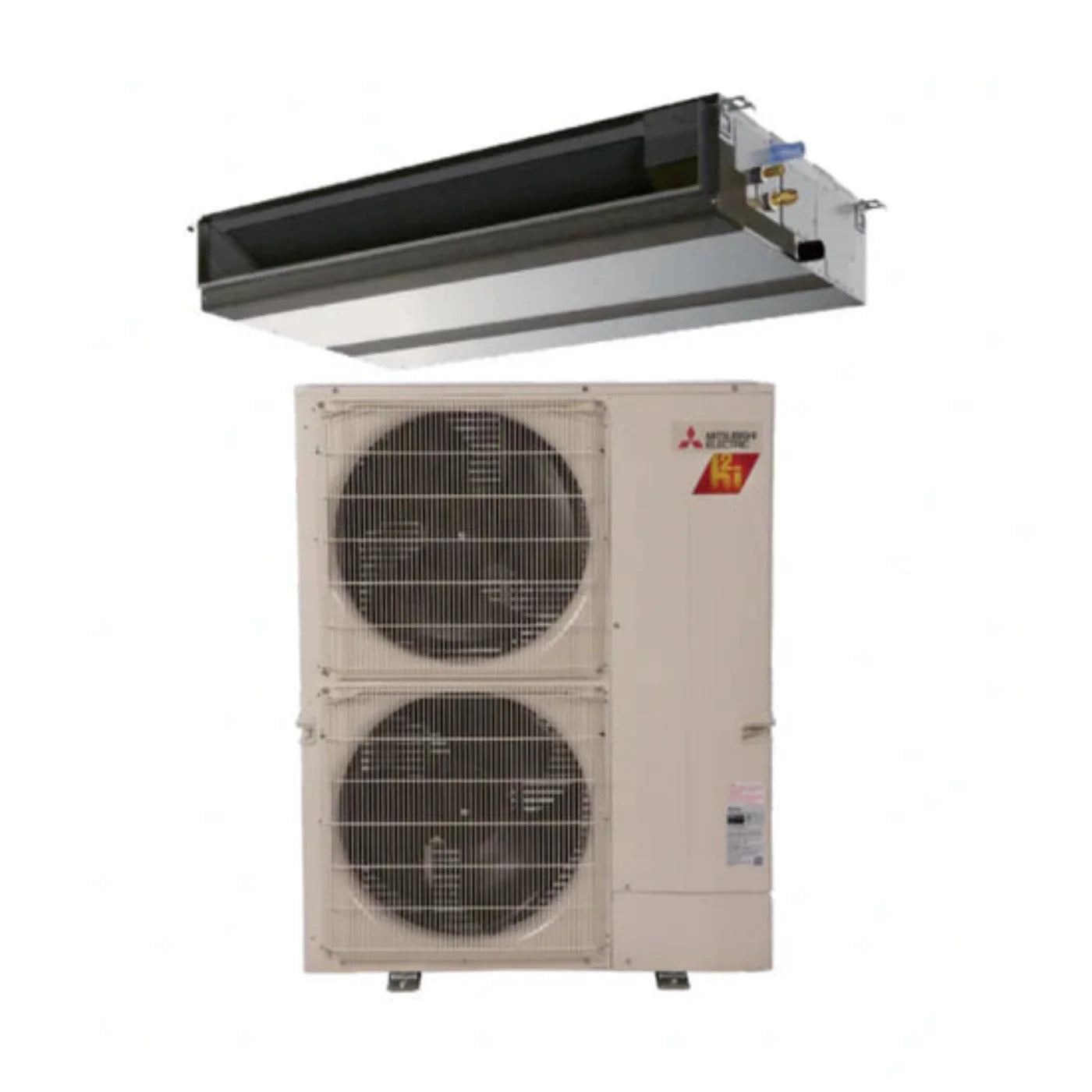Mitsubishi 36,000 BTU Commercial Hyper-Heat Horizontal Ducted Unit -  PEAD-A36AA7 &-KA36NAHZ