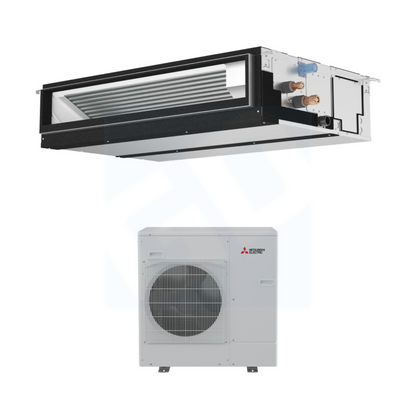 Mitsubishi PEAD-AA30NL & PUZ-AH30NL 30,000 BTU 18.2 SEER2 Horizontal-Ducted Heat Pump System - R454B - PEADAA30NL/PUZAH30NL