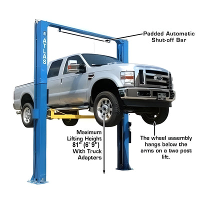 Atlas PV12PX 12,000 lb Overhead 2-Post Lift - ATEXH-PV12PX-FPD