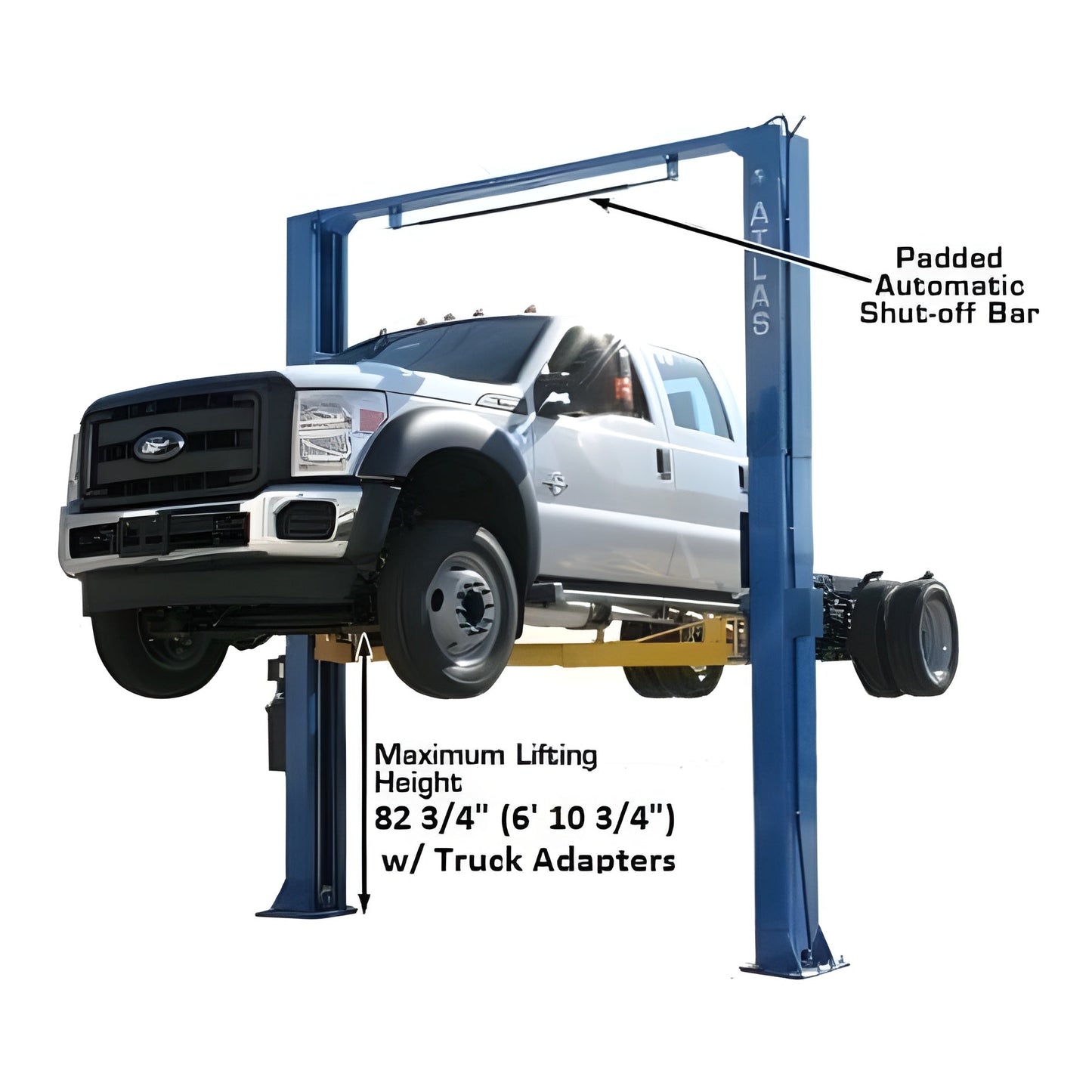 Atlas PV15PX 15,000 lb Overhead 2-Post Lift - ATEXH-PV15PX-FPD
