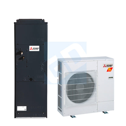 Mitsubishi 24,000 BTU 19 SEER P-Series Hyper-Heat Multi-Position Air Handler Heat Pump System - PVA-A24AA7/PUZ-HA24NHA1-R1