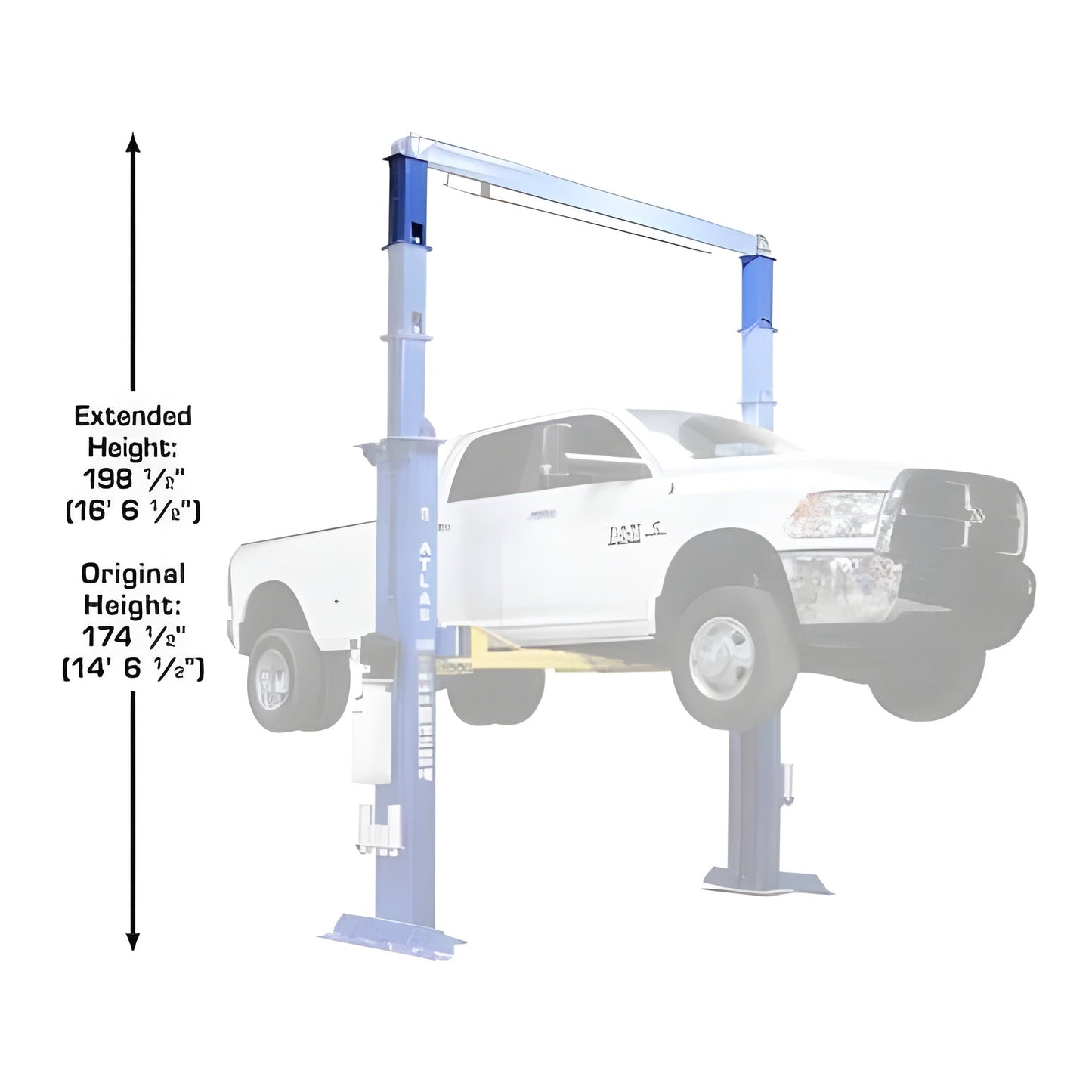 Atlas Platinum PVL15 Height Extension Kit - ATEAP-Z22A-00H-FPD