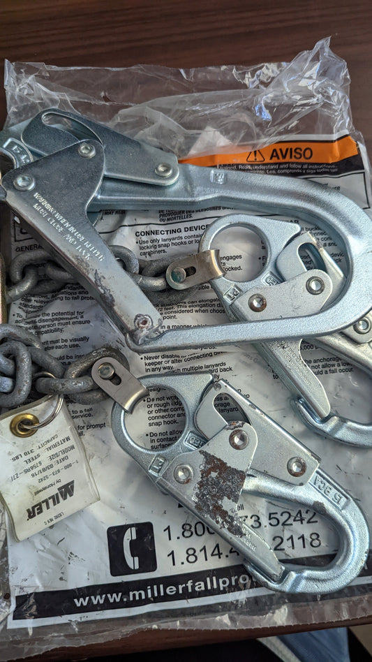 Miller Welding  Rebar Positioning Lanyard: 310 lb Wt Capacity - MILLER 6756RS-Z7