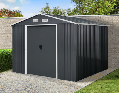 Chery Industrial [CLEARANCE] 8'x6' Premium Garden Metal Shed - C_GG000045