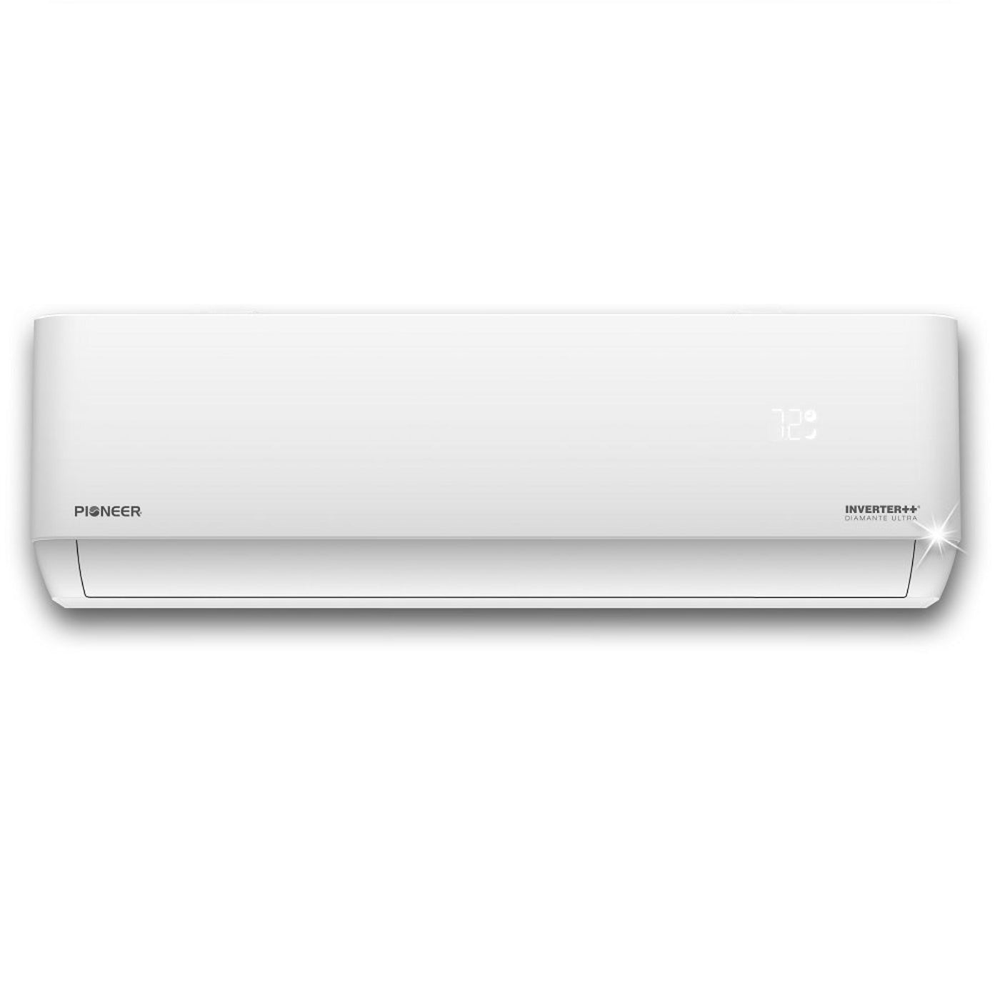 Pioneer Multi Zone 12,000 BTU Diamante Ultra Indoor Section Ductless Mini-Split Wi-Fi Inverter++ Air Conditioner Heat Pump 230V