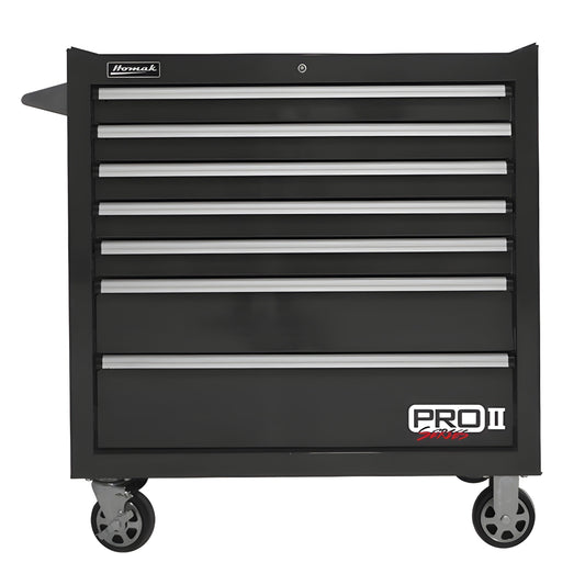 Homak  36” Pro II Series 7 Drawer Roller Cabinet - BK04036072