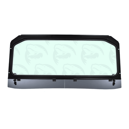 UTVZILLA Polaris General Vented Glass Windshield (2016+) - ZL-GEN-WS-GLS-BLK-N