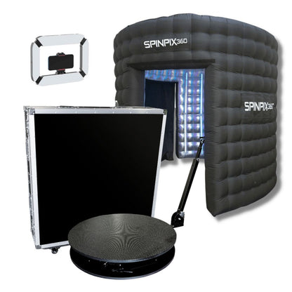 SpinPix360 RevoSpin RA-6 Automatic 360 Photo Booth In Hard Case - 35" Custom Package
