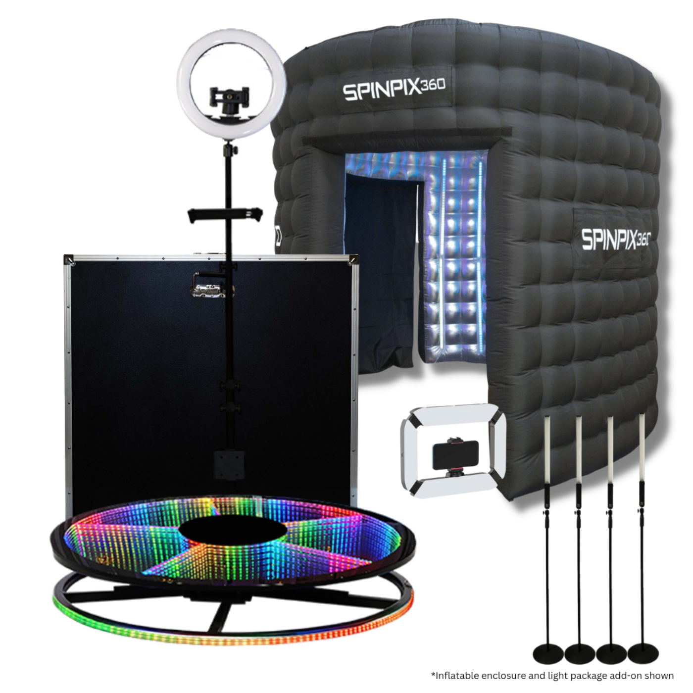 Spinpix360 RAL-5 32" Automatic 360 Photo Booth with 3 Year Warranty Coverage