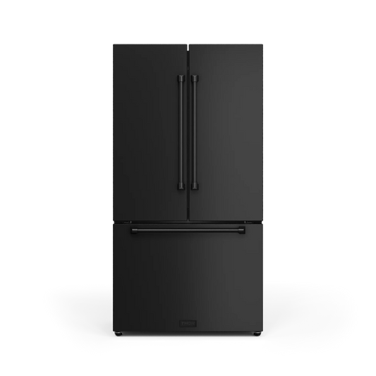 Thor Kitchen 36 Inch 20.3 cu ft French Door Counter Depth Refrigerator with Ice Maker | Gordon Ramsay Series - RF3621CTD00