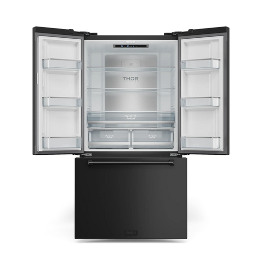 Thor Kitchen 36 Inch 20.3 cu ft French Door Counter Depth Refrigerator with Ice Maker | Gordon Ramsay Series - RF3621CTD00