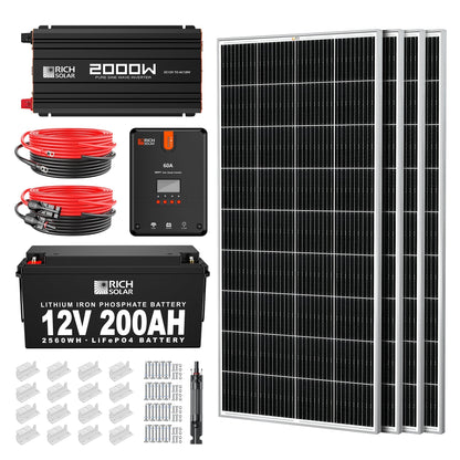 800 Watt Complete Solar Kit