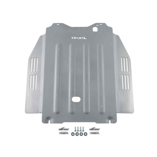 RIVAL Aluminum Transmission Catalytic Converter Skid Plate 2021+ Tundra HYBRID | 2022+ Sequoia - 2333.9569.1.6
