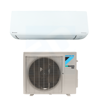 Daikin FTXF09AXVJU & RXF09AXVJU 9,000 BTU 21 SEER2 Oterra Series Wall Mounted Heat Pump System - R32