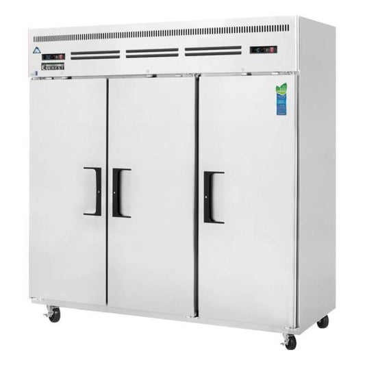 Everest Commercial 74" Three Solid Door Reach-In Refrigerator Freezer F 46 cu.ft. / R 22 cu.ft. - ESRF3