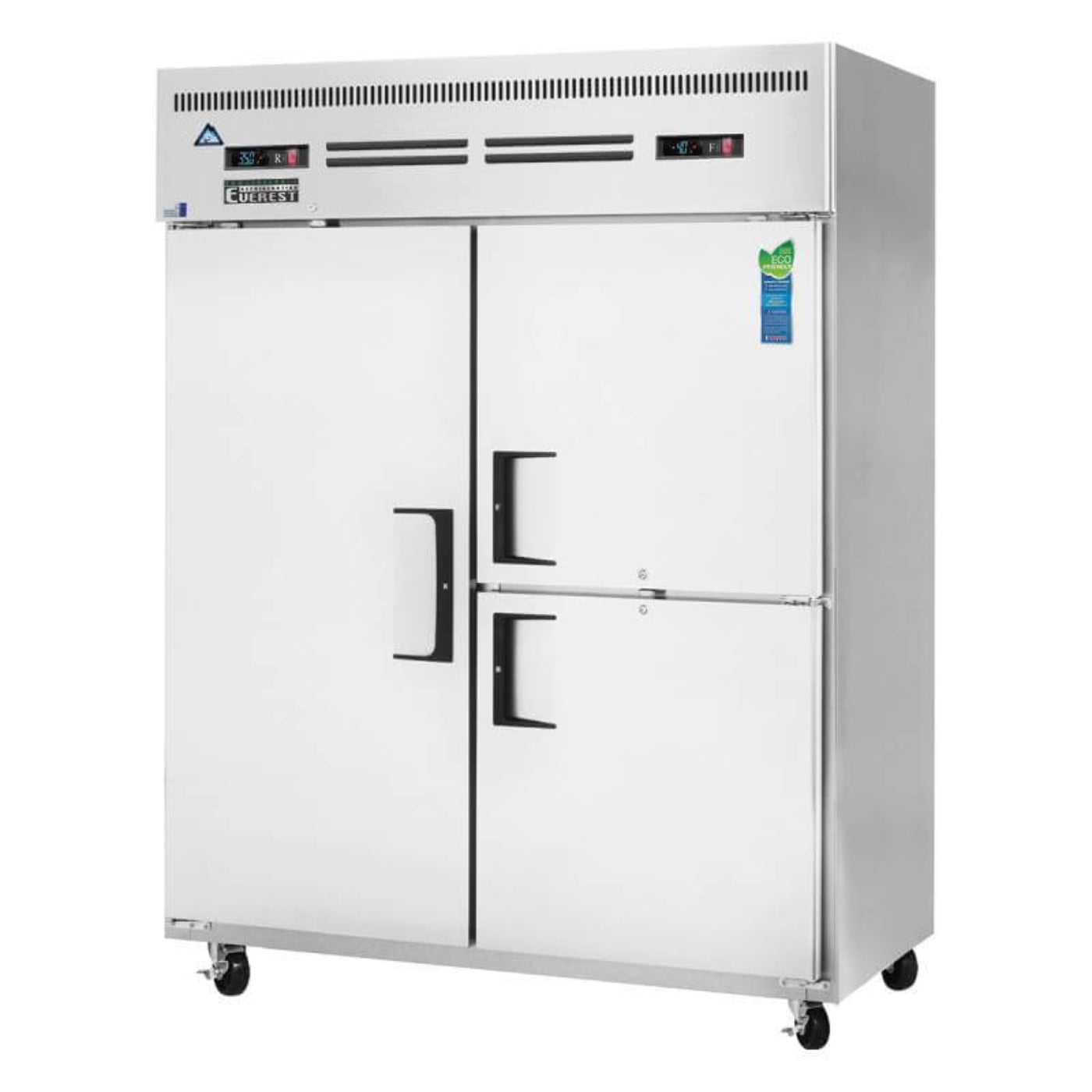 Everest Commercial 59" Three Solid Door Reach-In Refrigerator Freezer 55 cu.ft. - ESWQ3