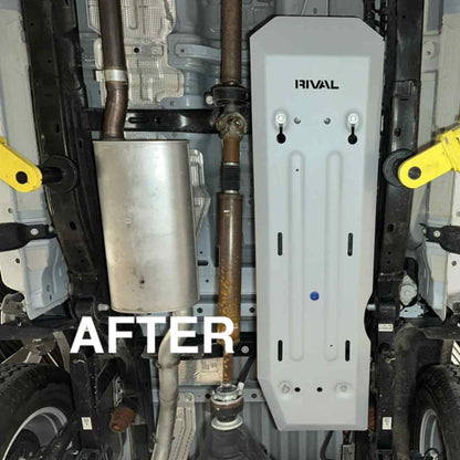 RIVAL Aluminum Gas Tank Skid Plate 2024+ Ford Ranger including FX4 - 2333.1888.1.6