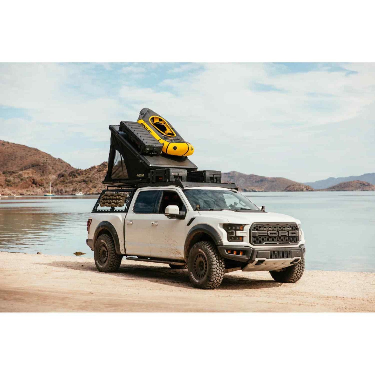 Roam Desperado Hardshell Rooftop Tent - ROAM-RTT-DSPRDO-SLATE-WB