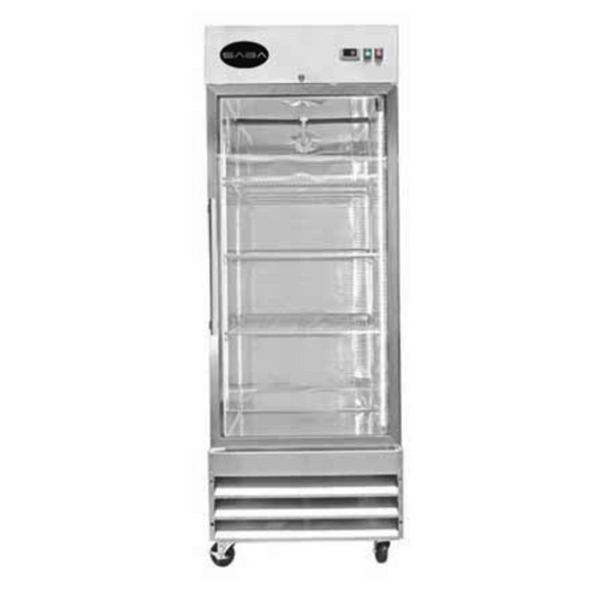 Saba - S-23FG, Commercial 1 Glass Door Reach-In Merchandiser Freezer - S-23FG