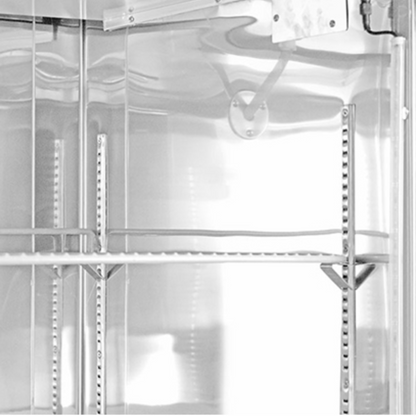 Saba - S-23FG, Commercial 1 Glass Door Reach-In Merchandiser Freezer - S-23FG