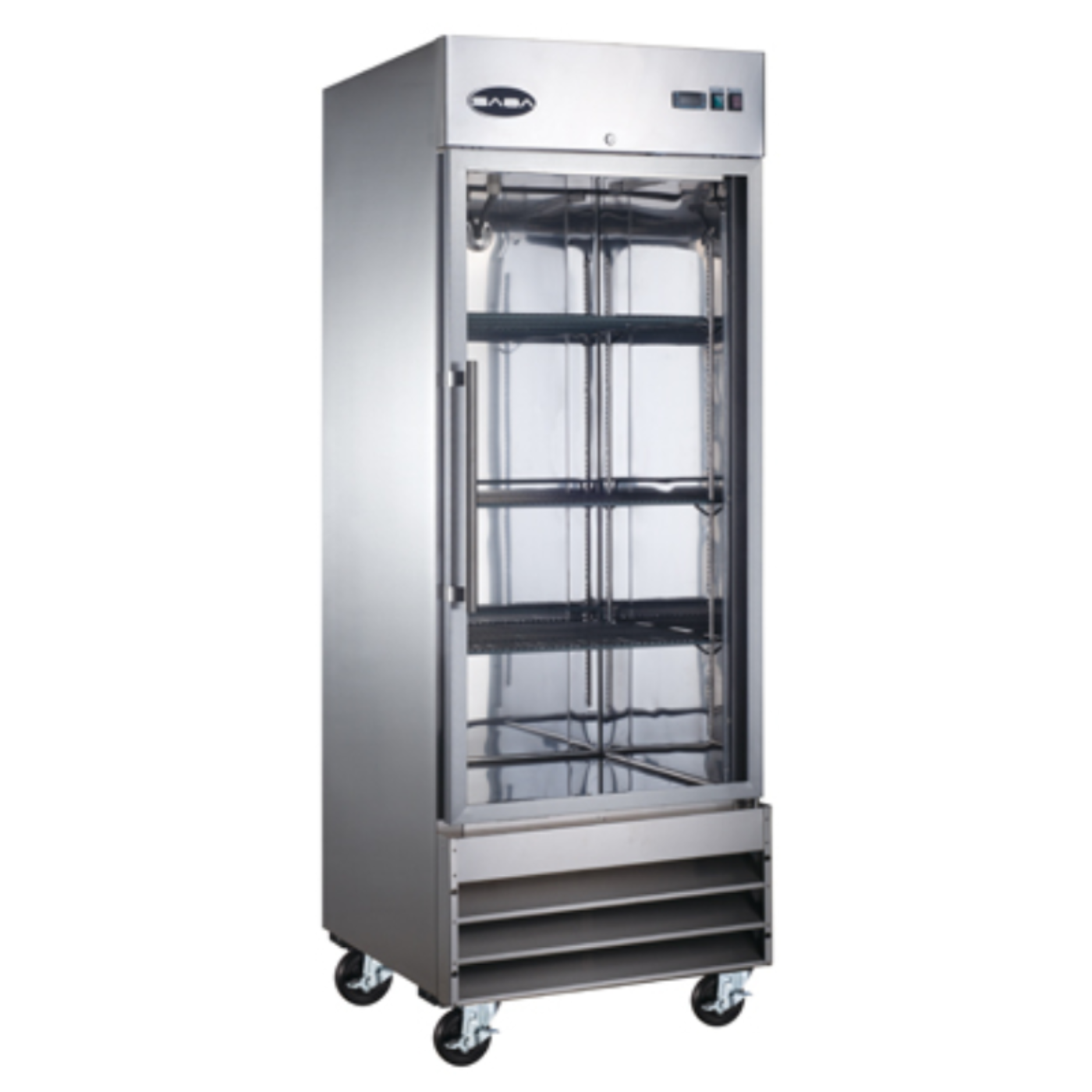 Chef AAA - S-23RG, Commercial Single Glass Door Reach-In Commercial Refrigerator - S-23RG