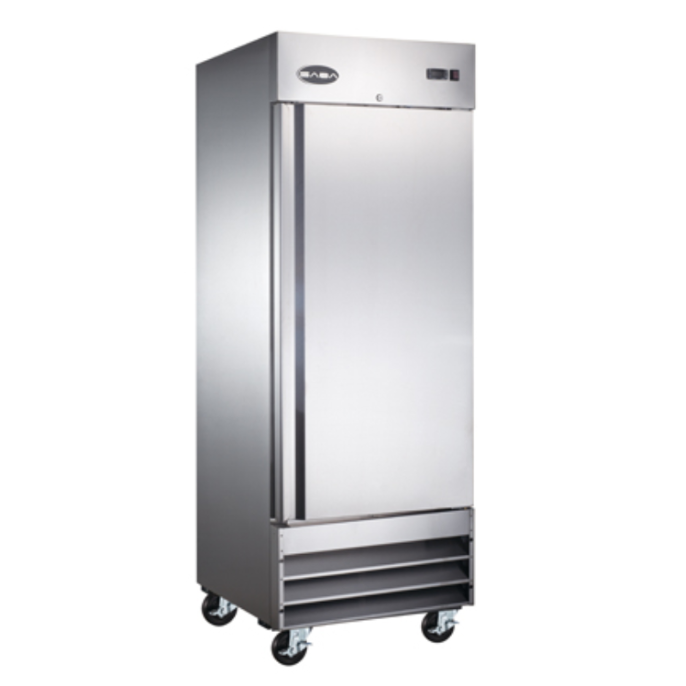 Saba - S-23F, Commercial 1 Solid Door Reach-In Freezer - S-23F