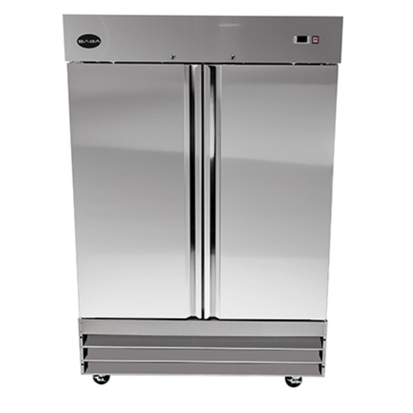 Saba - S-47F, Commercial 2 Solid Door Reach-In Freezer - S-47F