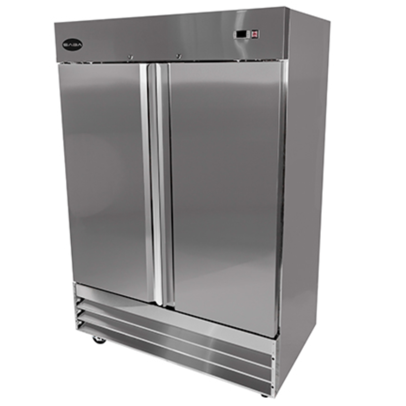 Saba - S-47F, Commercial 2 Solid Door Reach-In Freezer - S-47F
