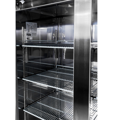 Saba - S-47F, Commercial 2 Solid Door Reach-In Freezer - S-47F