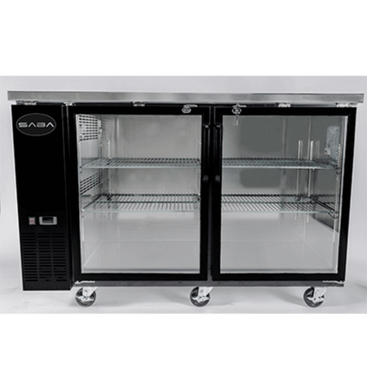 Saba - SBB-24-48G Commercial 48" Back Bar Refrigerator Cooler 11.8 cu. Ft - SBB-24-48G