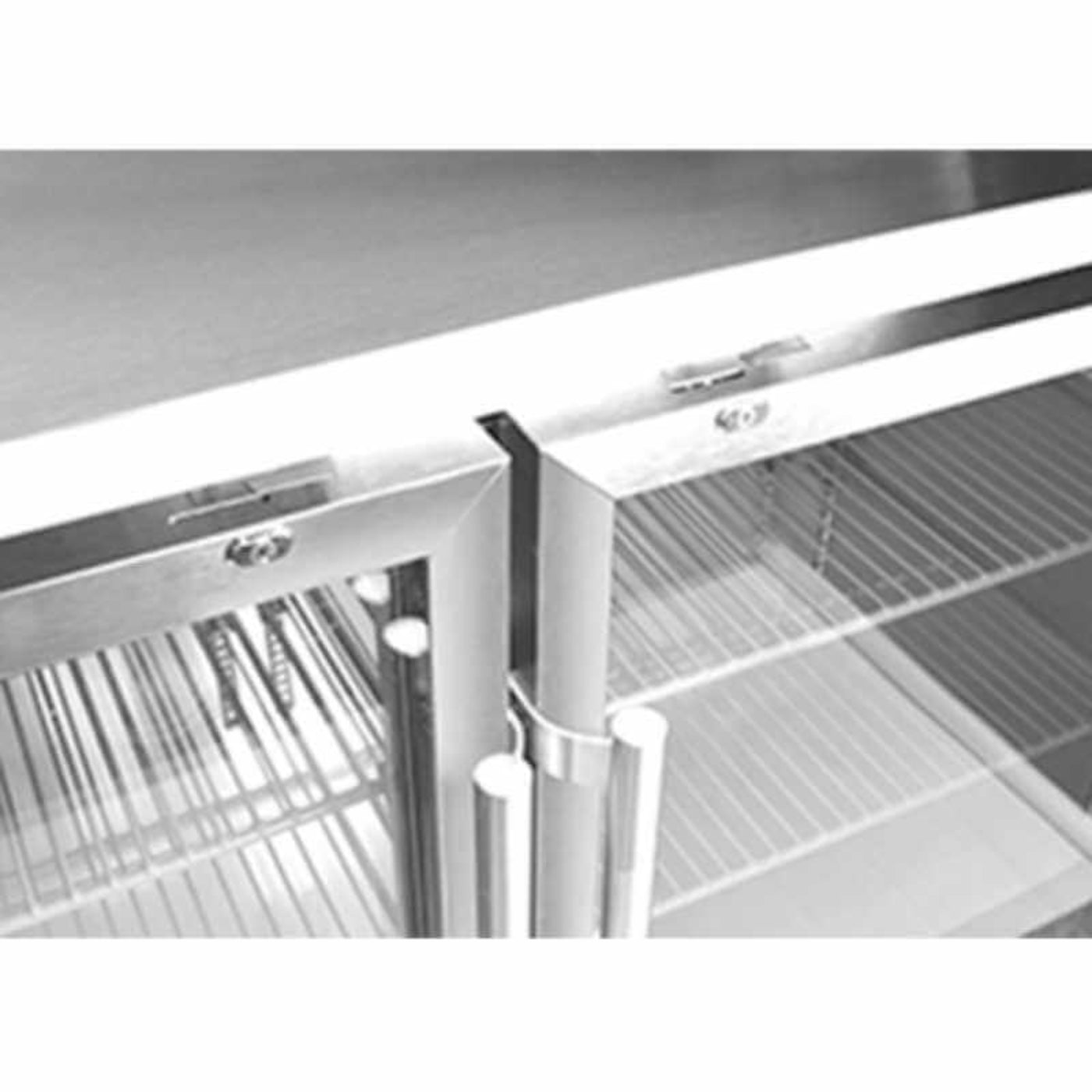 Saba - SBB-24-60GSS Commercial 60" Back Bar Cooler Refrigerator - SBB-24-60GSS