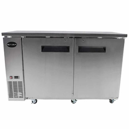 Saba - SBB-24-48SS Commercial 48" Back Bar Refrigerator Cooler 11.8 cu. Ft - SBB-24-48SS