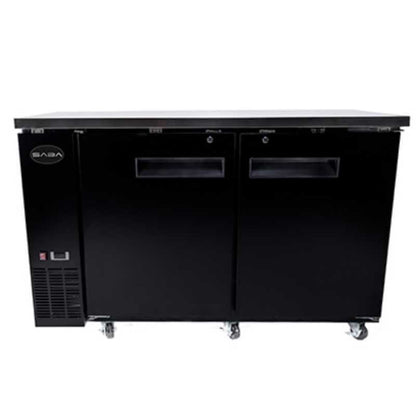 Saba - SBB-24-60B Commercial 60" Back Bar Cooler Refrigerator - SBB-24-60B