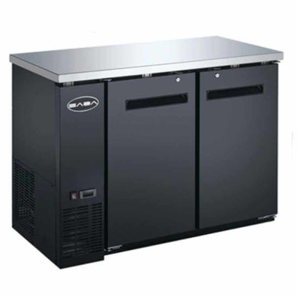 Saba - SBB-24-48B Commercial 48" Back Bar Refrigerator Cooler 11.8 cu. ft - SBB-24-48B