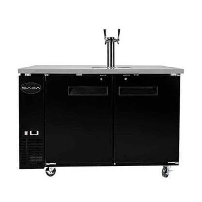 Saba - SBB-27-58 Commercial 58″ Beer Dispenser with Double Tap - SBB-27-58