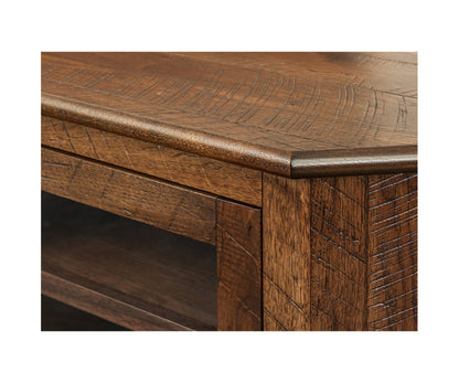 QW Amish Signature Farmhouse 61" Corner TV Stand - 192C-SC-061C FARMHOUSE