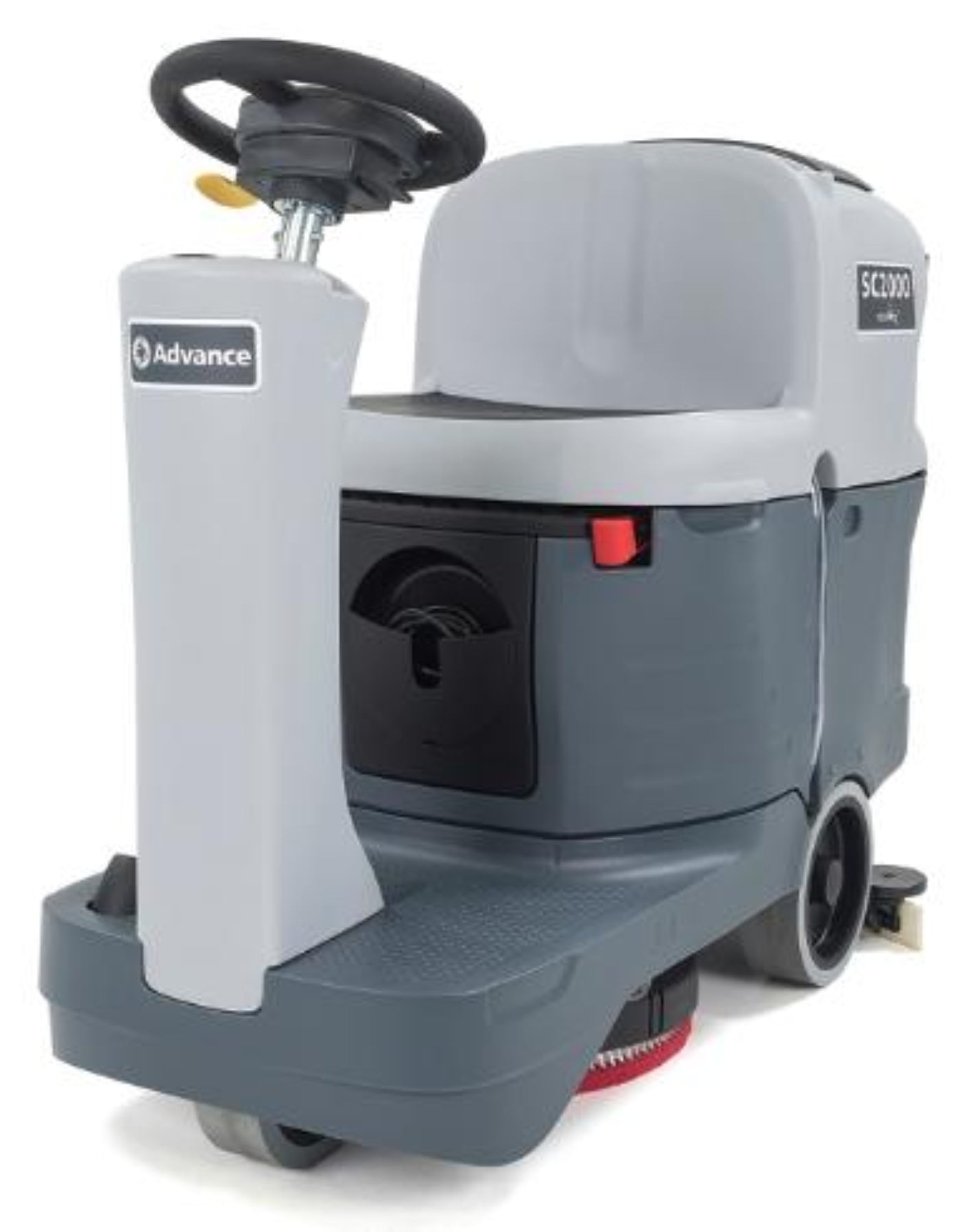 "Advance SC2000 20D Floor Scrubber, 20", 18.5 Gal, Disk, Battery, Ride On - 56384071"