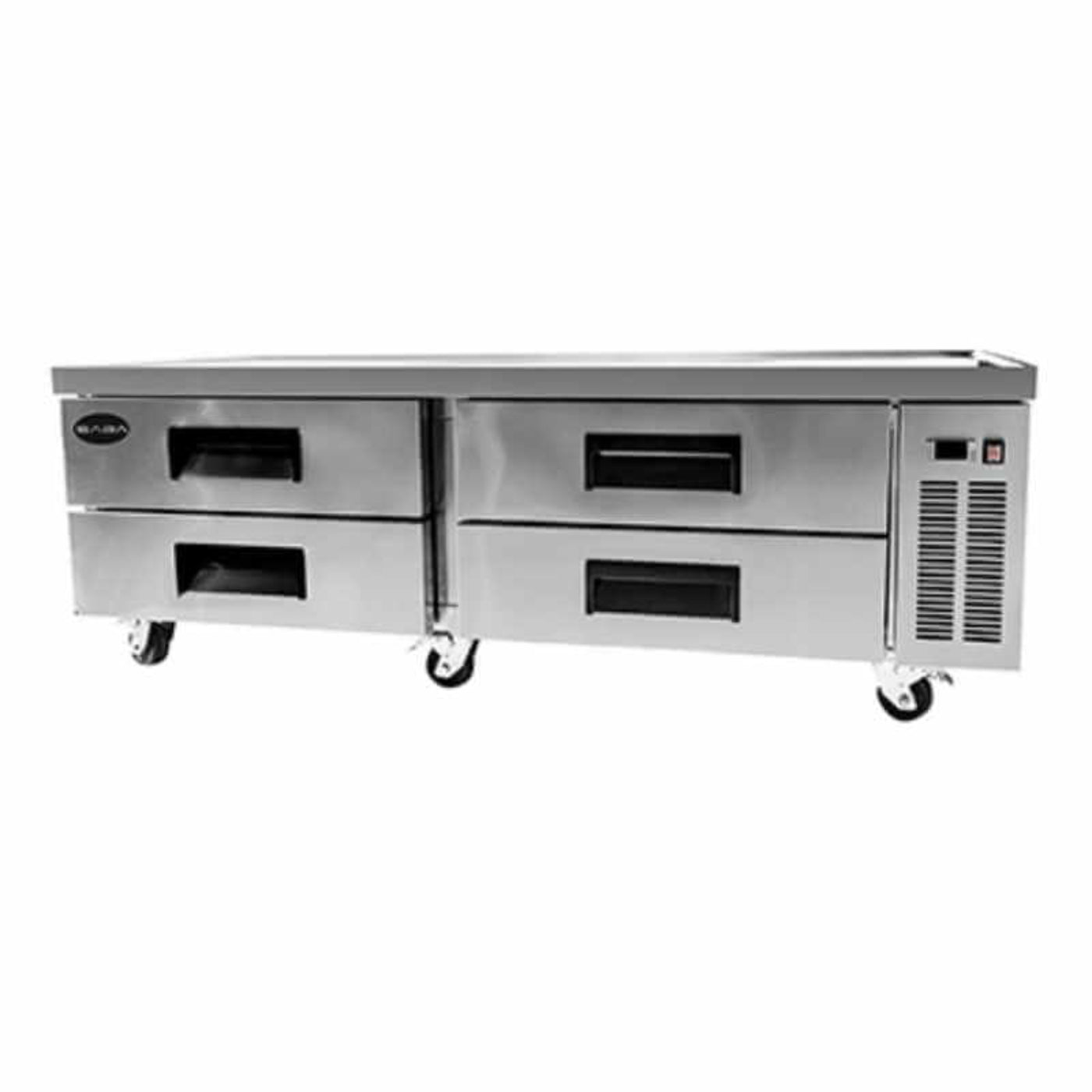 Saba - SCB-72 Commercial 72" Chef Base Refrigerator Cooler - SCB-72