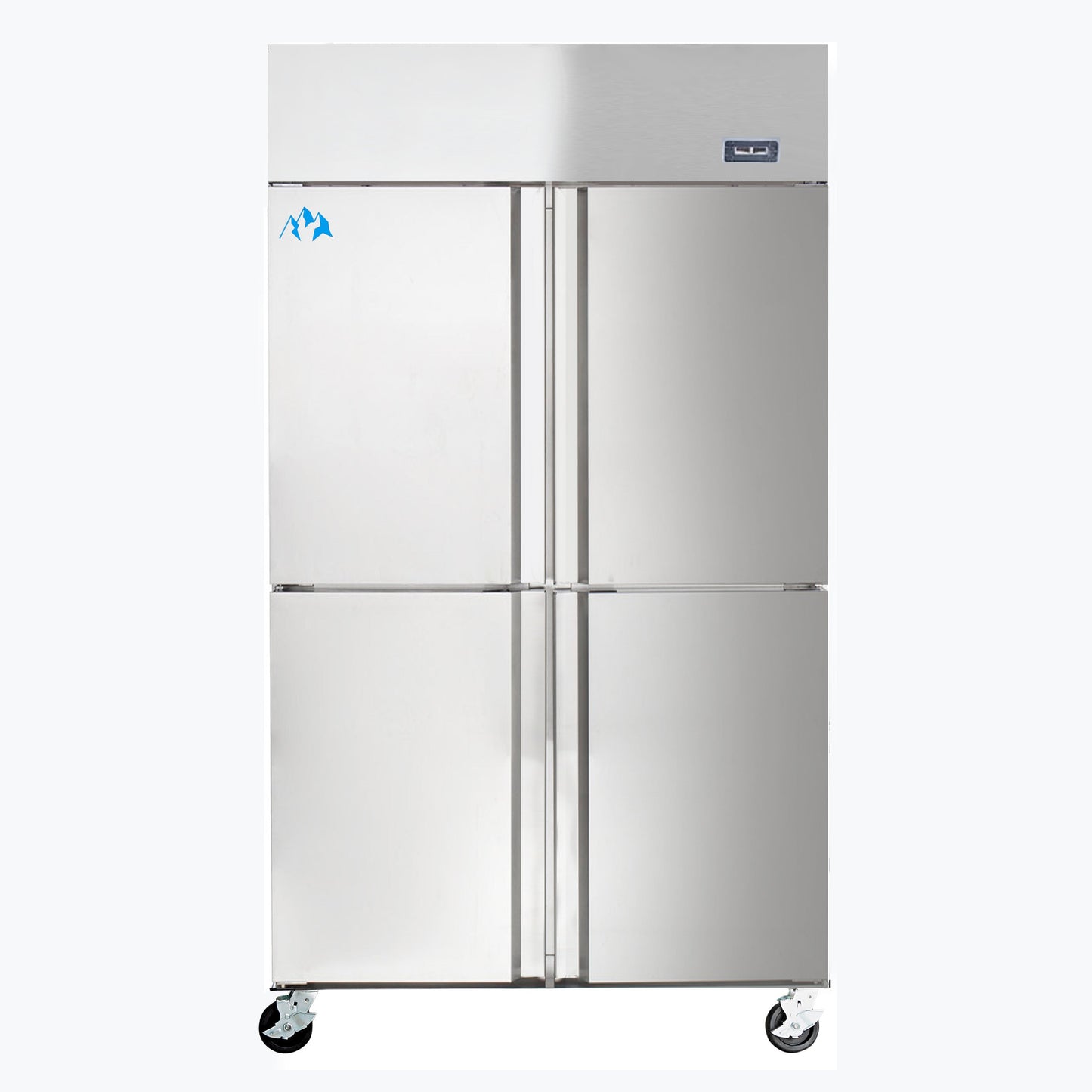 Chef AAA - Commercial Half Door Dual Zone Refrigerator and Freezer Combination 32 cu.ft. - SCD-880B