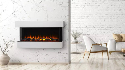SimpliFire 55" Scion Trinity 3-Sided Linear Electric Fireplace - SF-SCT55-BK