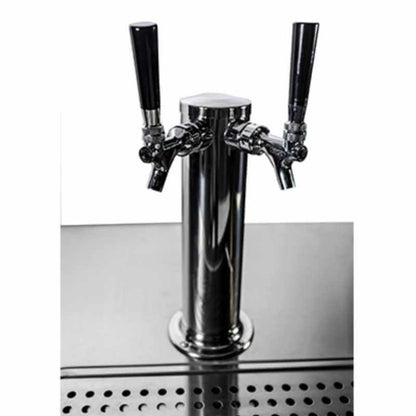 Saba - SDD-30-23 Commercial 23″ Beer Dispenser Refrigerator with (1) Double Tap 1 1/2 Barrel - SDD-30-23