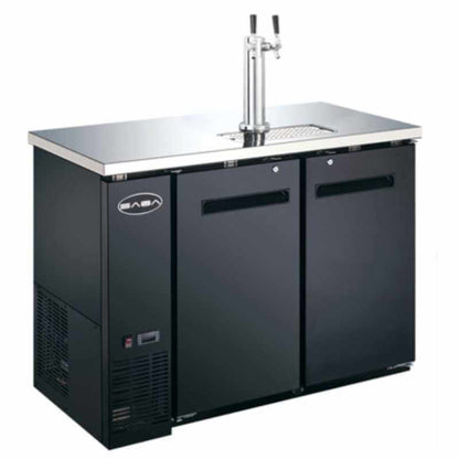 Saba - SDD-24-48 Commercial 48″ Beer Dispenser Refrigerator (1) Double Tap - SDD-24-48