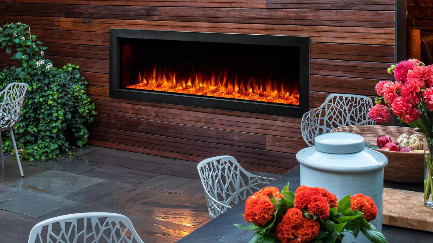 SimpliFire Forum 55" Outdoor Electric Fireplace - SF-OD55