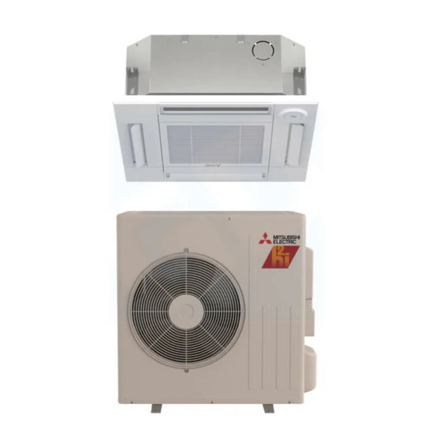 Mitsubishi MSZ-EX12NLB & SUZ-AA12NLHZ 12,000 BTU 17.6 SEER2 Wall Mounted Hyper Heat Pump System - R454B - SUZAA12NLHZ