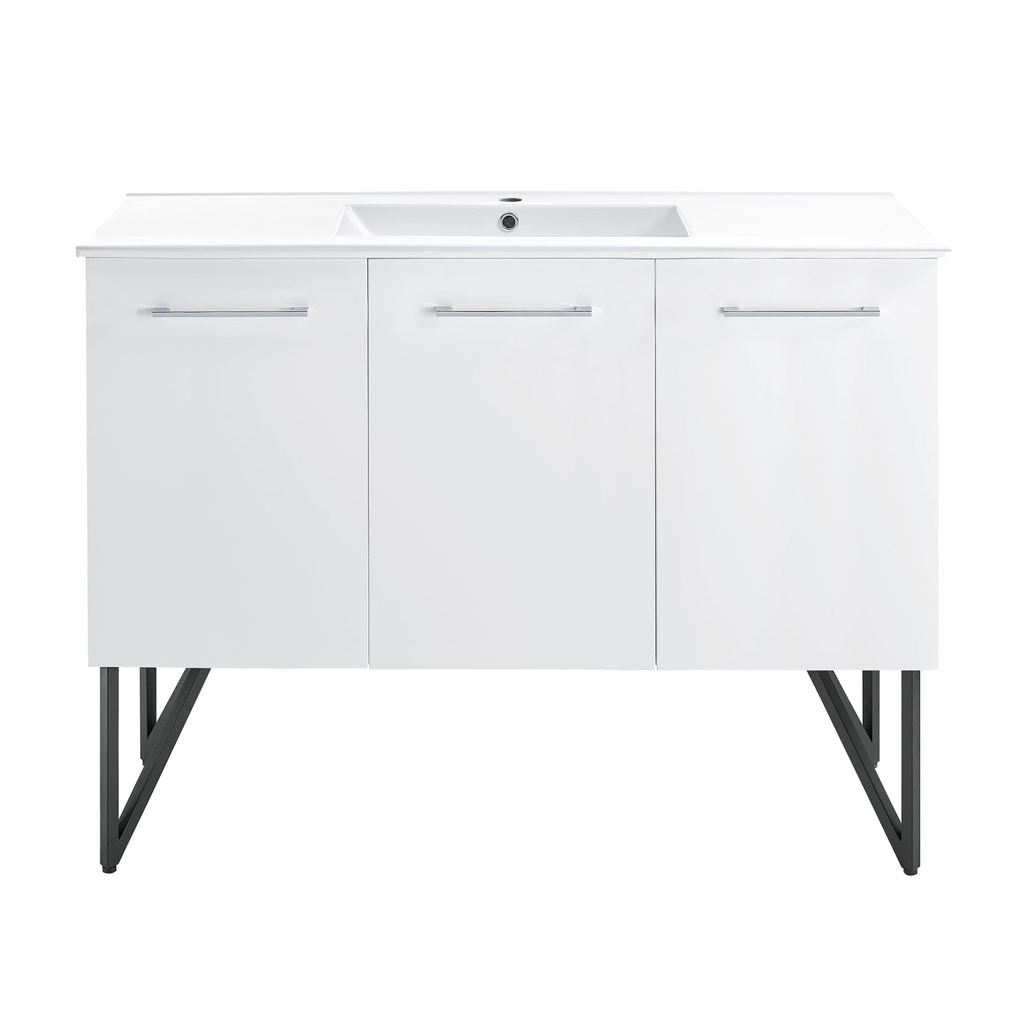 Swiss Madison Annecy 48" Bathroom Vanity in White - SM-BV214 - Backyard Provider