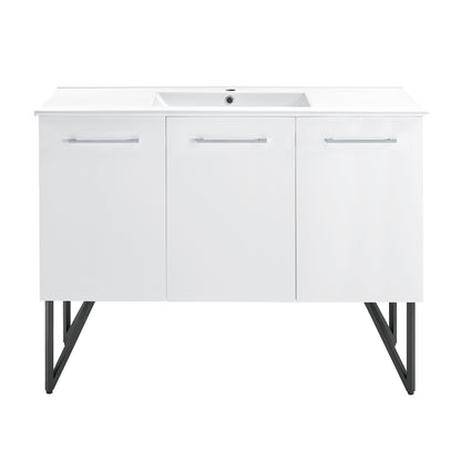 Swiss Madison Annecy 48" Bathroom Vanity in White - SM-BV214 - Backyard Provider