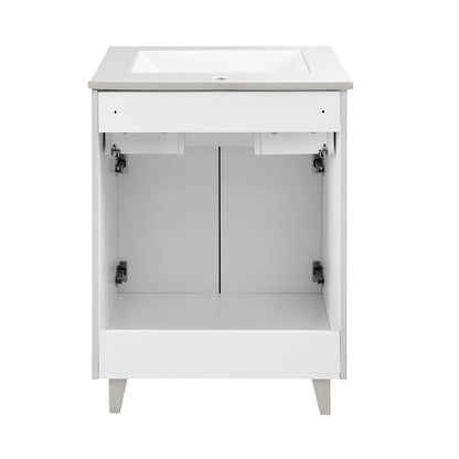 Swiss Madison Bernay 24" Bathroom Vanity in Shell - SM-BV271SH - Backyard Provider