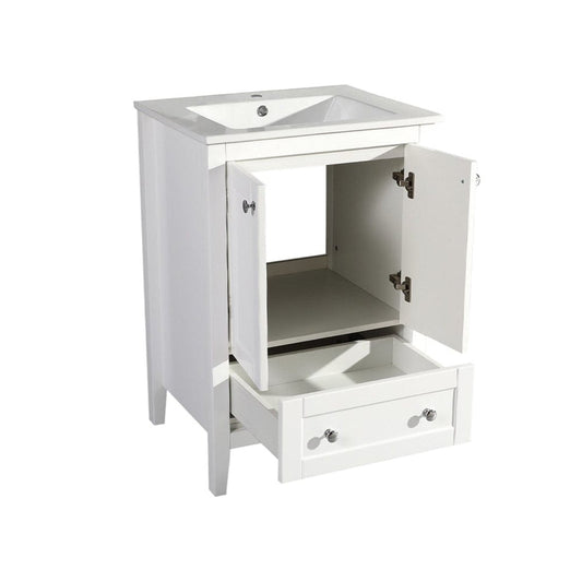Swiss Madison Cannes 24" Bathroom Vanity in White - SM-BV412 - Backyard Provider
