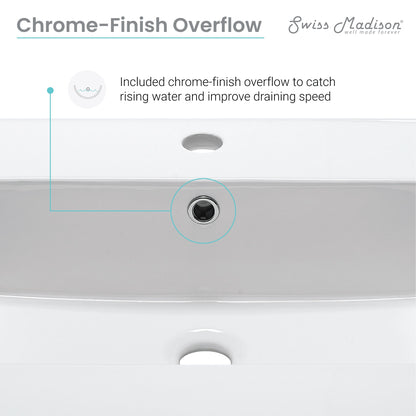 Swiss Madison Cannes 24" Bathroom Vanity in White - SM-BV412 - Backyard Provider